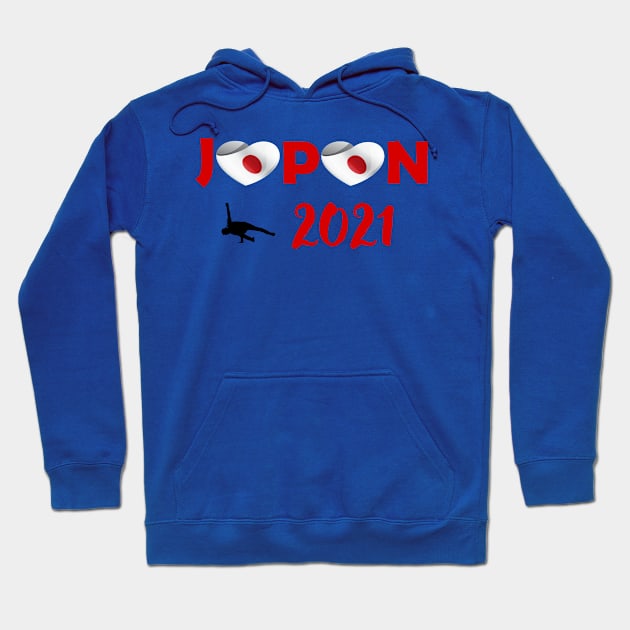 Breaking in Tokyo - team Japan Hoodie by ArtDesignDE